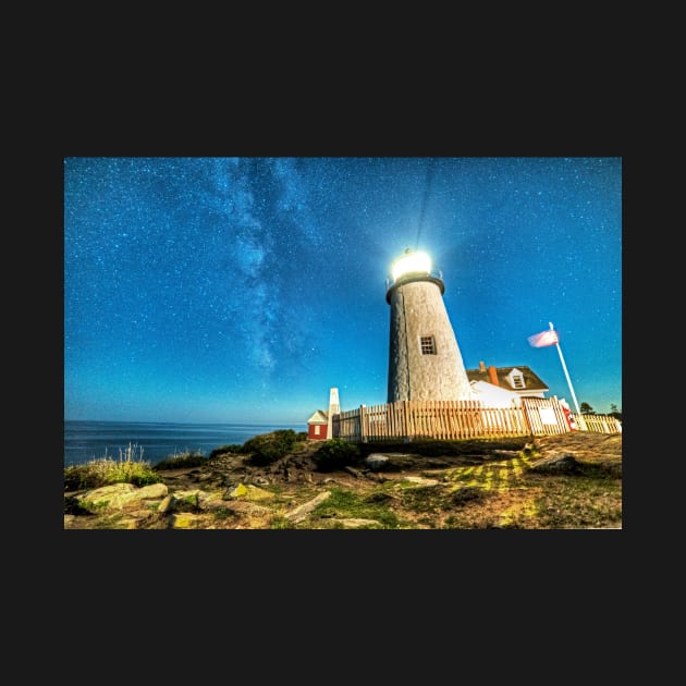 Pemaquid Point Lighthouse Bristol Road Maine by WayneOxfordPh