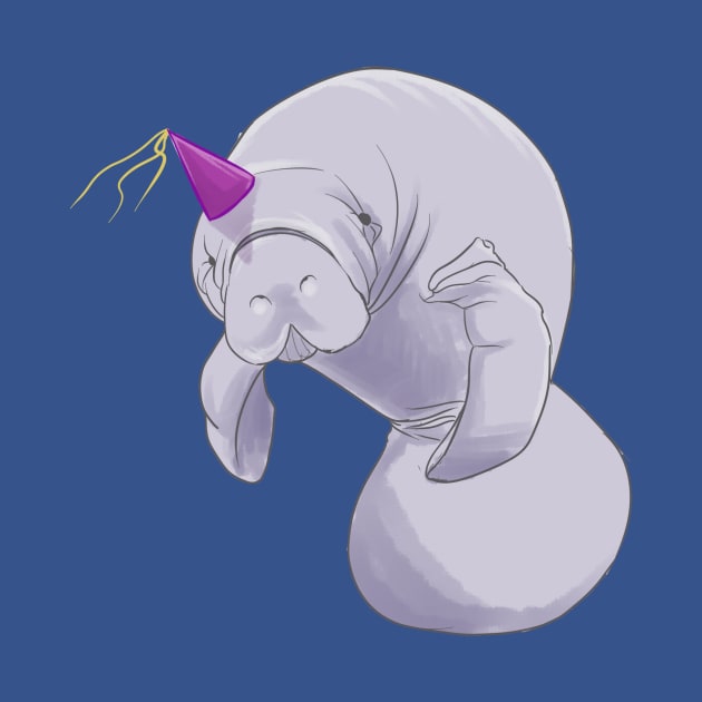 Party Manatee! by Basilisk