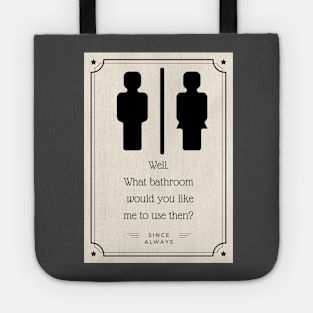 Polite Vintage Bathroom Commentary Tote