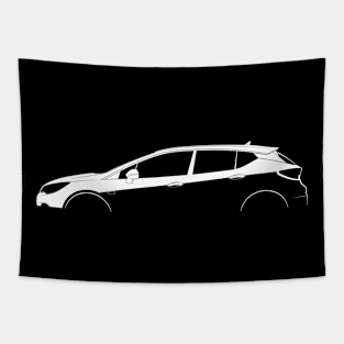 Opel Astra (K) Silhouette Tapestry