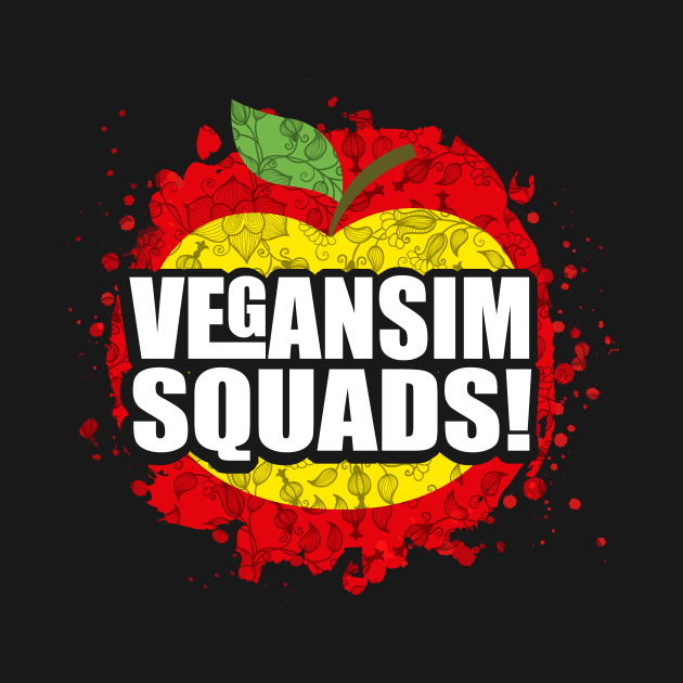 Healthy Veganism Illustrations Tee Shirt Gifts by PhoenixDamn