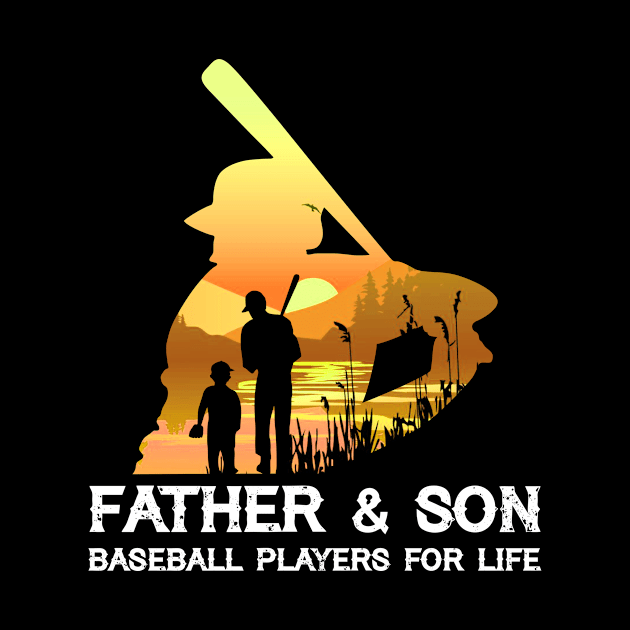 Father And Son Baseball Players For Life by danielsho90