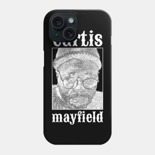 Curtis Mayfield // White Phone Case