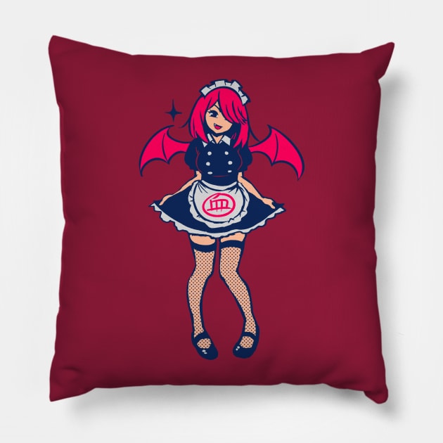 Vamp Maid Pillow by akairiot