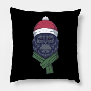 Christmas Gorilla Pillow