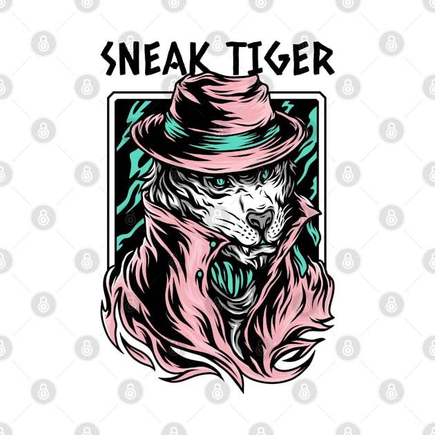 Sneak Tiger by Doris4all