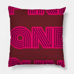 Pink and Punk Pillow