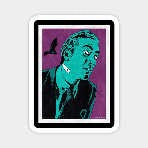 PETER LOEW - Vampire's Kiss (Pop Art) Magnet by Famous Weirdos