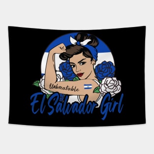 El Salvador Girl Tapestry