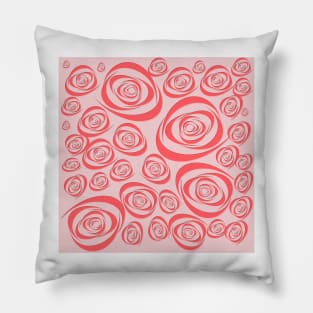 Pink Roses background. Pillow