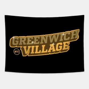 Greenwich Village Vibe: Urban Hip T-shirt Collection for NYC Trendsetters Tapestry