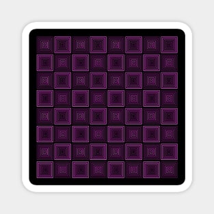 Purple Boxes Magnet