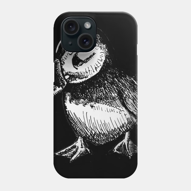 Puffin Phone Case by Nonnutritive Art