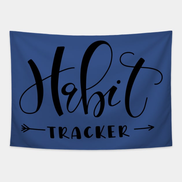 habit tracker 2 Tapestry by gleaming slide