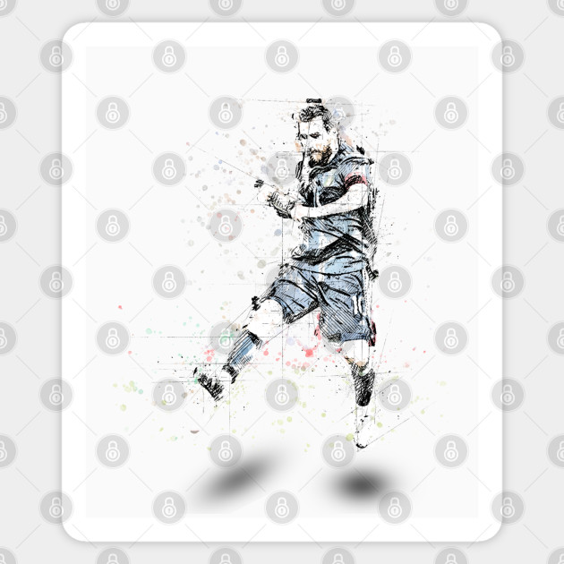 Lionel Messi Argentine Hero Messi Sticker Teepublic Uk