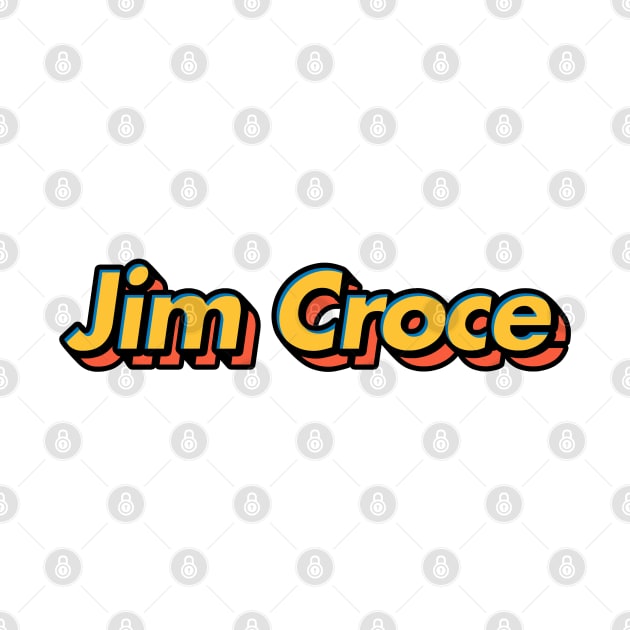 Jim Croce // Retro 3D Artwork Design by Number 17 Paint