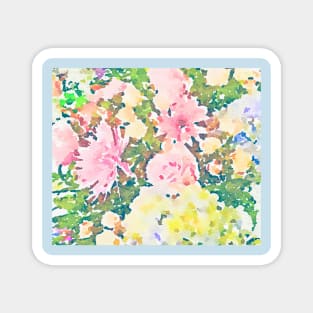 Soft pastel bouquet Magnet