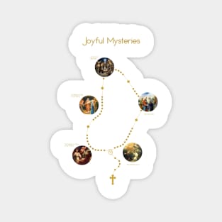 Joyful Mysteries of the Holy Rosary Magnet