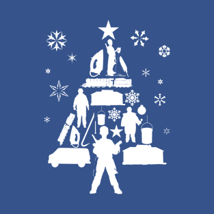 Home Alone Christmas Tree Silhouette T-Shirt