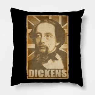 Charles Dickens Union Jack Pillow