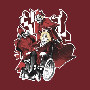 Funny Ghost Dark Red T-Shirt