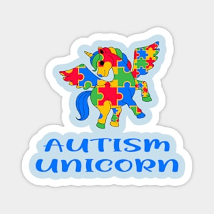 Autism Unicorn Magnet