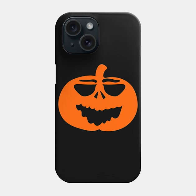 Halloween Funny Laughing Cartoon Pumpkin Face Phone Case by koolteas