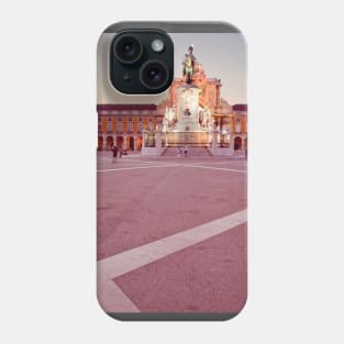 praça do comércio lisbon Phone Case