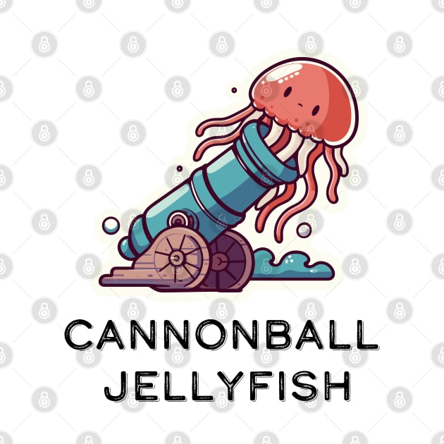 Cannonball Jellyfish Pun by dinokate