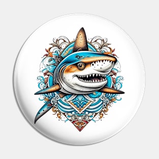 Shark Heritage Pin