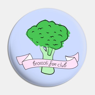 broccoli fan club Pin