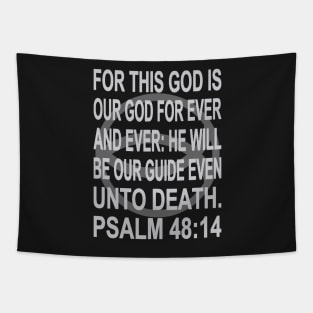 Black Ichthys – Psalm 48:14 Tapestry