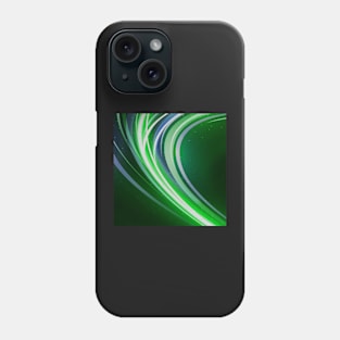 Abstract Strips Art Green Phone Case