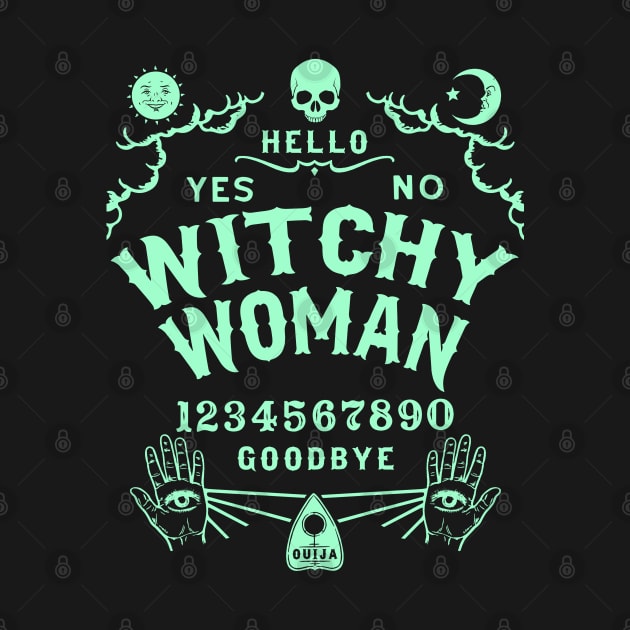 Witchy Woman Wiccan Ouija Board by ShirtFace