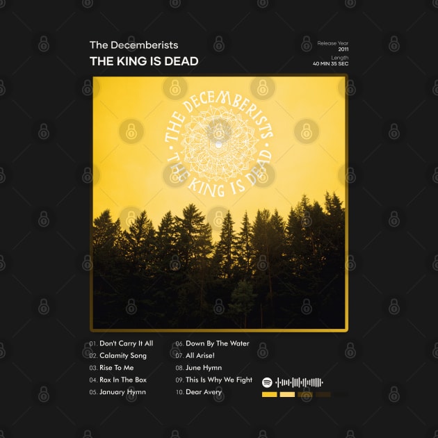 The Decemberists - The King Is Dead Tracklist Album by 80sRetro