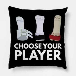 Choose Your Player Pillow