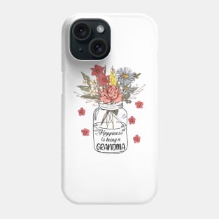 Happiness Is Being A Grandma Wildflowers Happy Mother's Day Phone Case