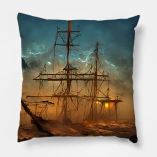 Ghost Ship Pillow