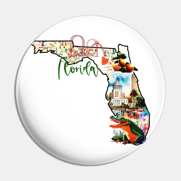 The State Of Florida Pin by Korey Watkins