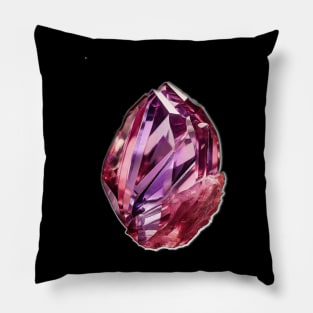 crystal clear stone Pillow