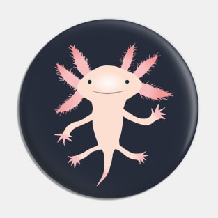 Axolotl vector illustration Pin