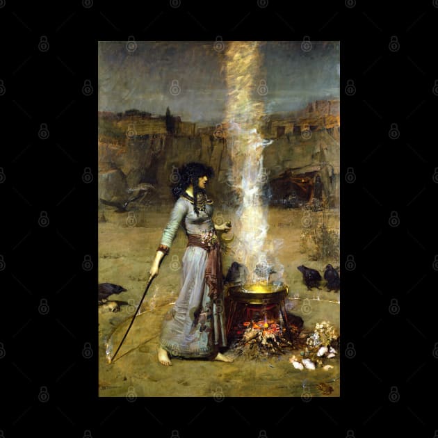 Magic Circle - John William Waterhouse by forgottenbeauty