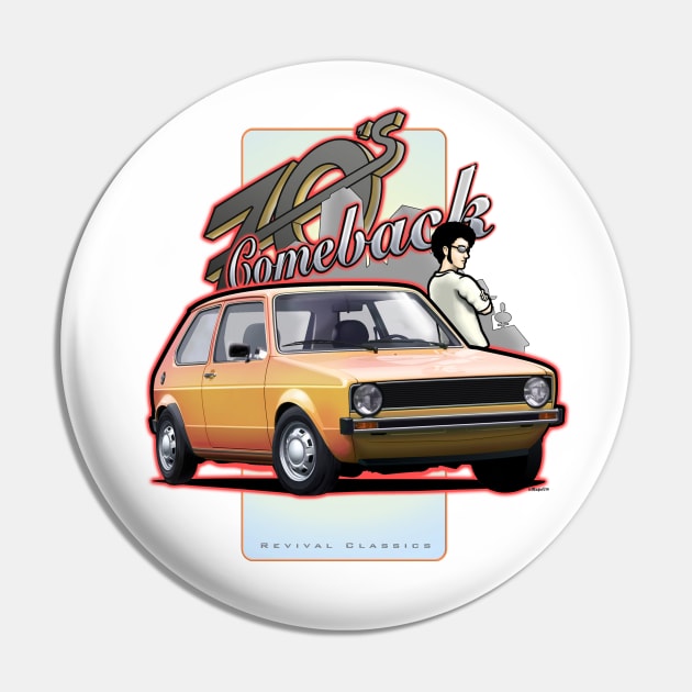 70s Comeback - MK1 Classic City Car Pin by GetTheCar