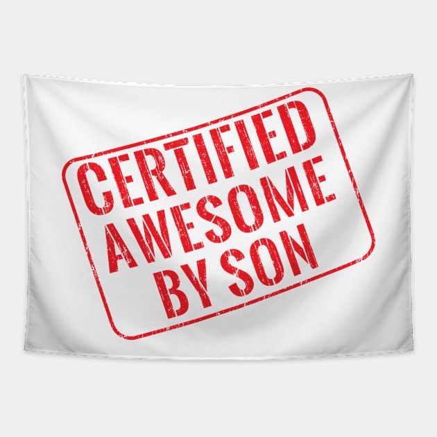 Certified awesome by son Tapestry by wondrous