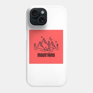 Designed for mountain and nature lovers Phone Case