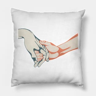 Holding hands Pillow