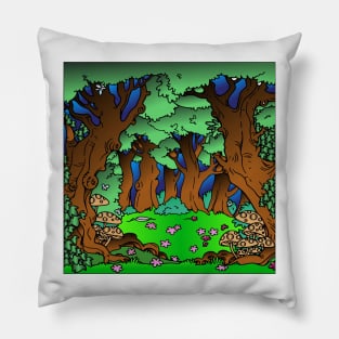 Trees Plants 120 (Style:4) Pillow