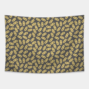 Sunny Yellow Explosion Chains Tapestry