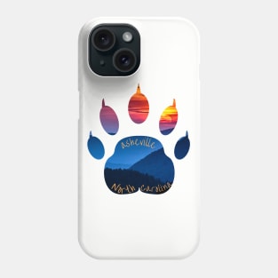 Bear Paw Asheville North Carolina Phone Case