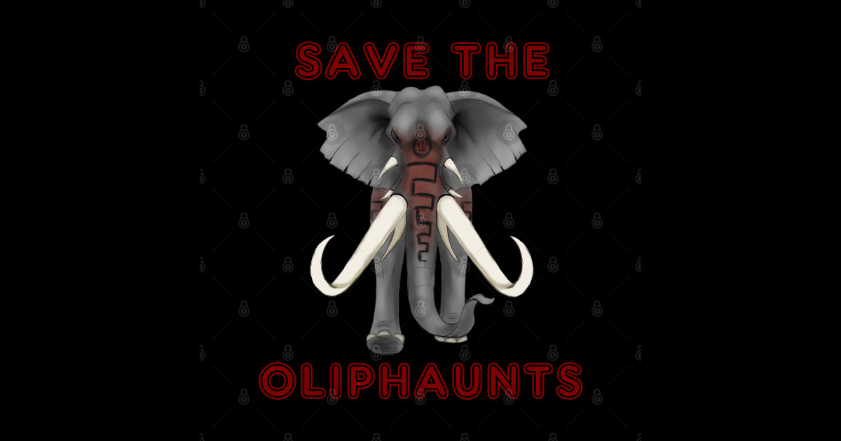 Save the Oliphaunts - Lord Of The Rings - Sticker | TeePublic
